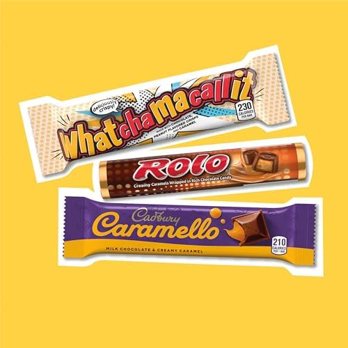 18 count caramel chocolate candy bars party box
