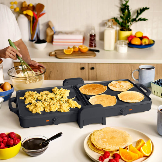 bella 12x22 inch electric griddle