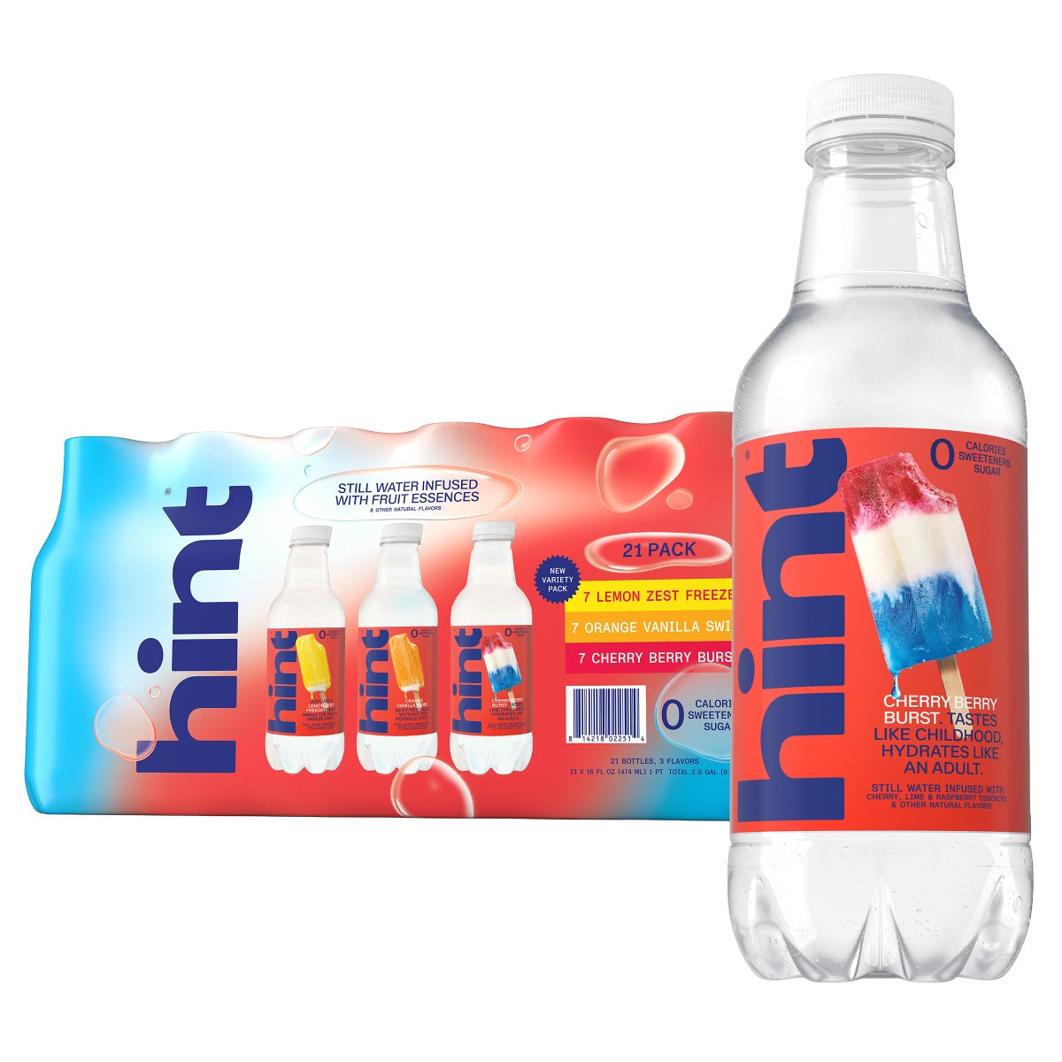 Hint 16 fl oz flavored water assorted flavors