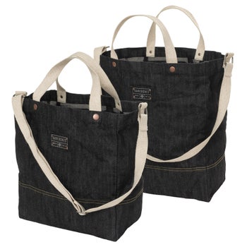 Barebones Neelum 2-piece waxed denim tote set