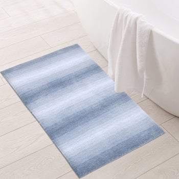 Riviera Home gray ombre bath mat 24 x 36 inch