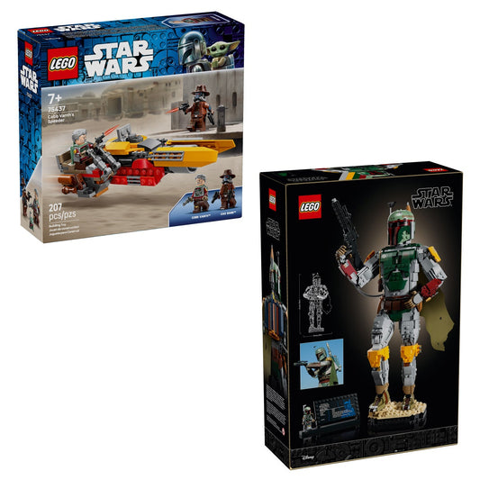 LEGO Star Wars Boba Fett build display