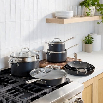 All-Clad ceramic nonstick 12-piece cookware set