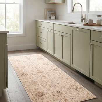 Surya Deeply Dune distressed runner rug 2’7” x 7’3”