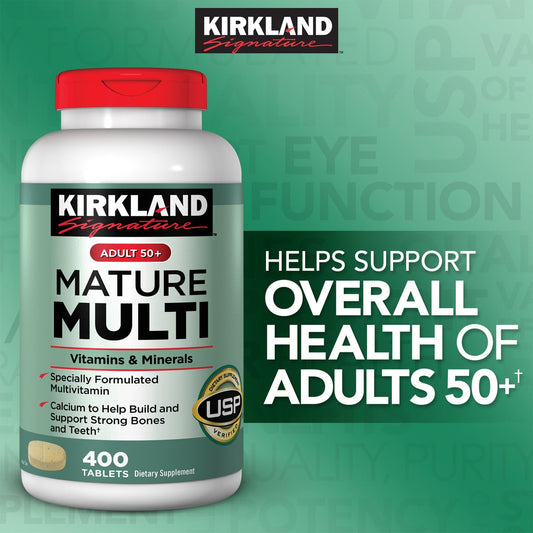 Kirkland Signature mature multi vitamins and minerals for adults over 50