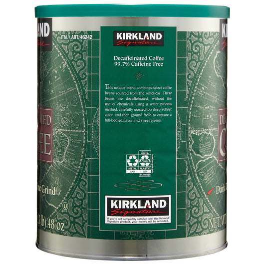 Kirkland Signature 3 lb ground decaf coffee