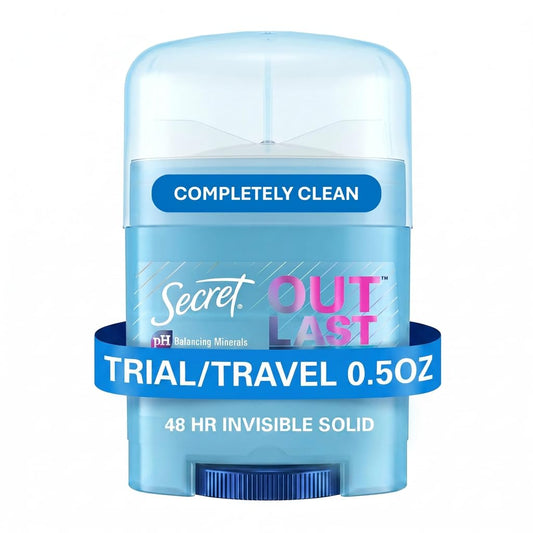 Secret Outlast invisible solid deodorant for women 0.5 oz package