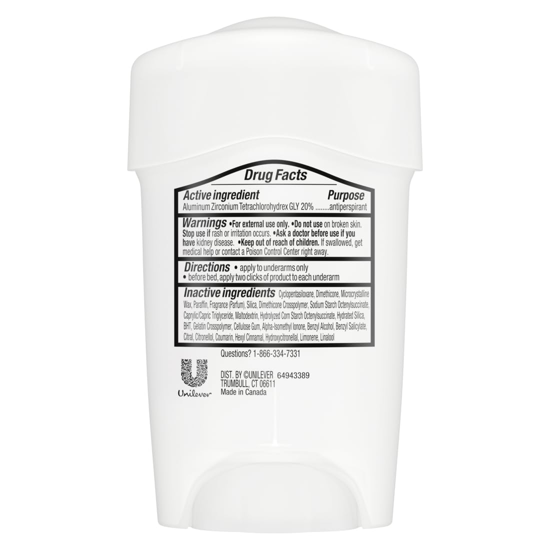 Degree Original clinical antiperspirant deodorant package