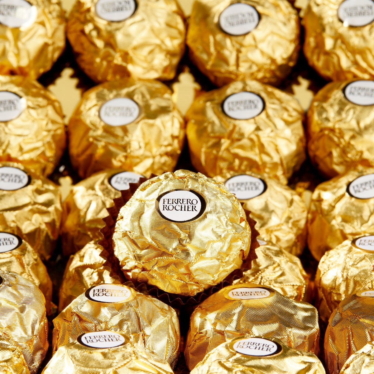 Ferrero Rocher hazelnut milk chocolate candy assortment