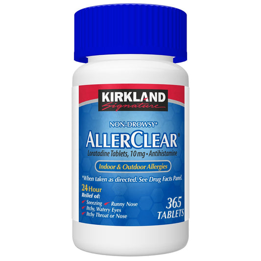 Kirkland Signature non-drowsy allergy relief tablets