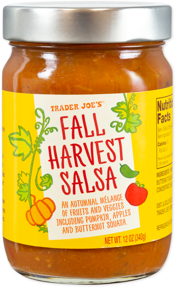 Trader Joe's Fall Harvest Salsa seasonal pantry dip