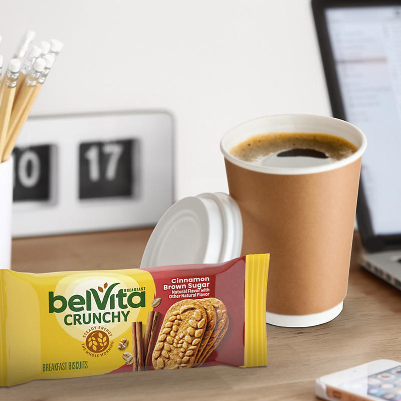 BelVita cinnamon brown sugar breakfast biscuits display