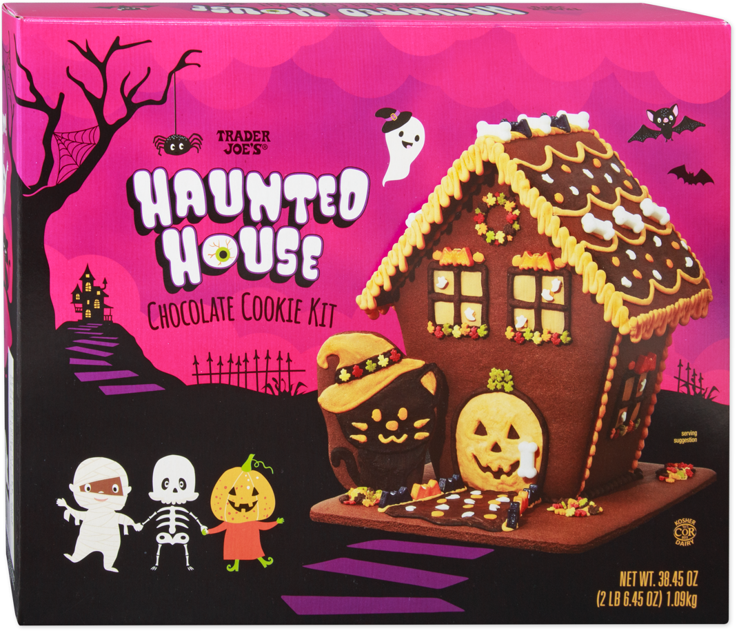 Trader Joe's Haunted House Chocolate Cookie Kit