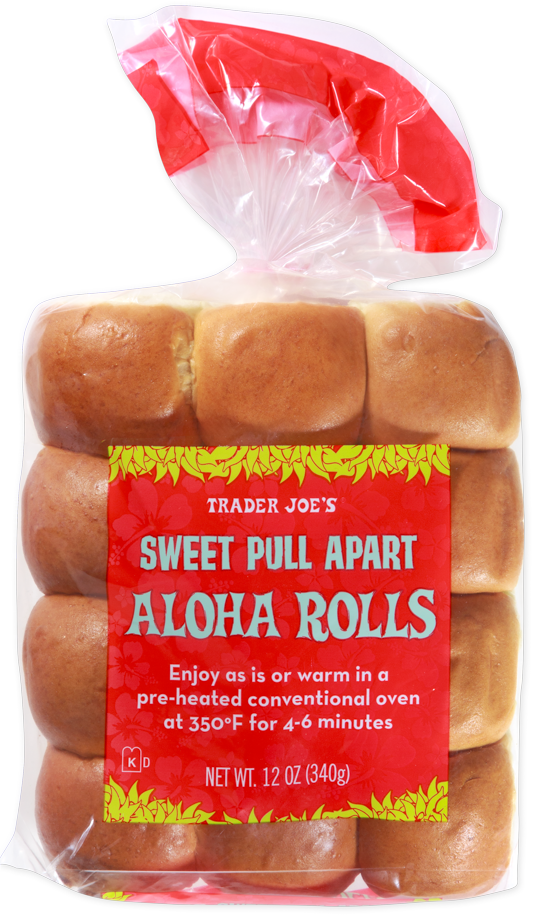 Sweet Pull Apart Aloha Rolls bakery package