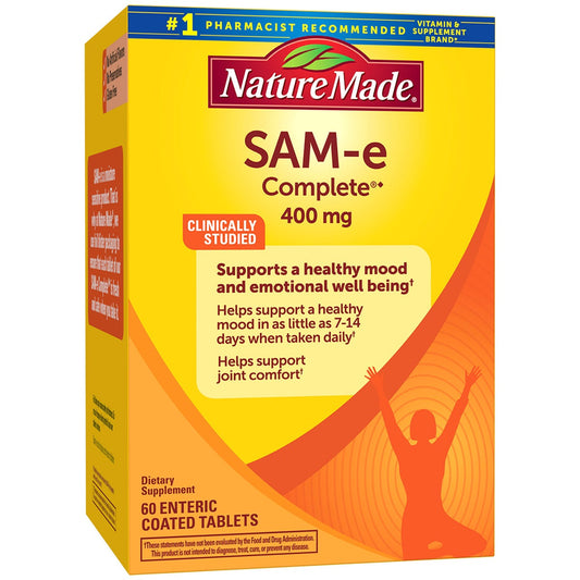 Nature Made SAM-e Complete supplement front label