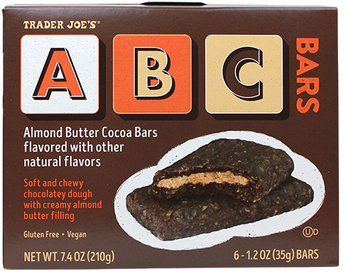 Trader Joe's ABC Bars gluten free vegan snack