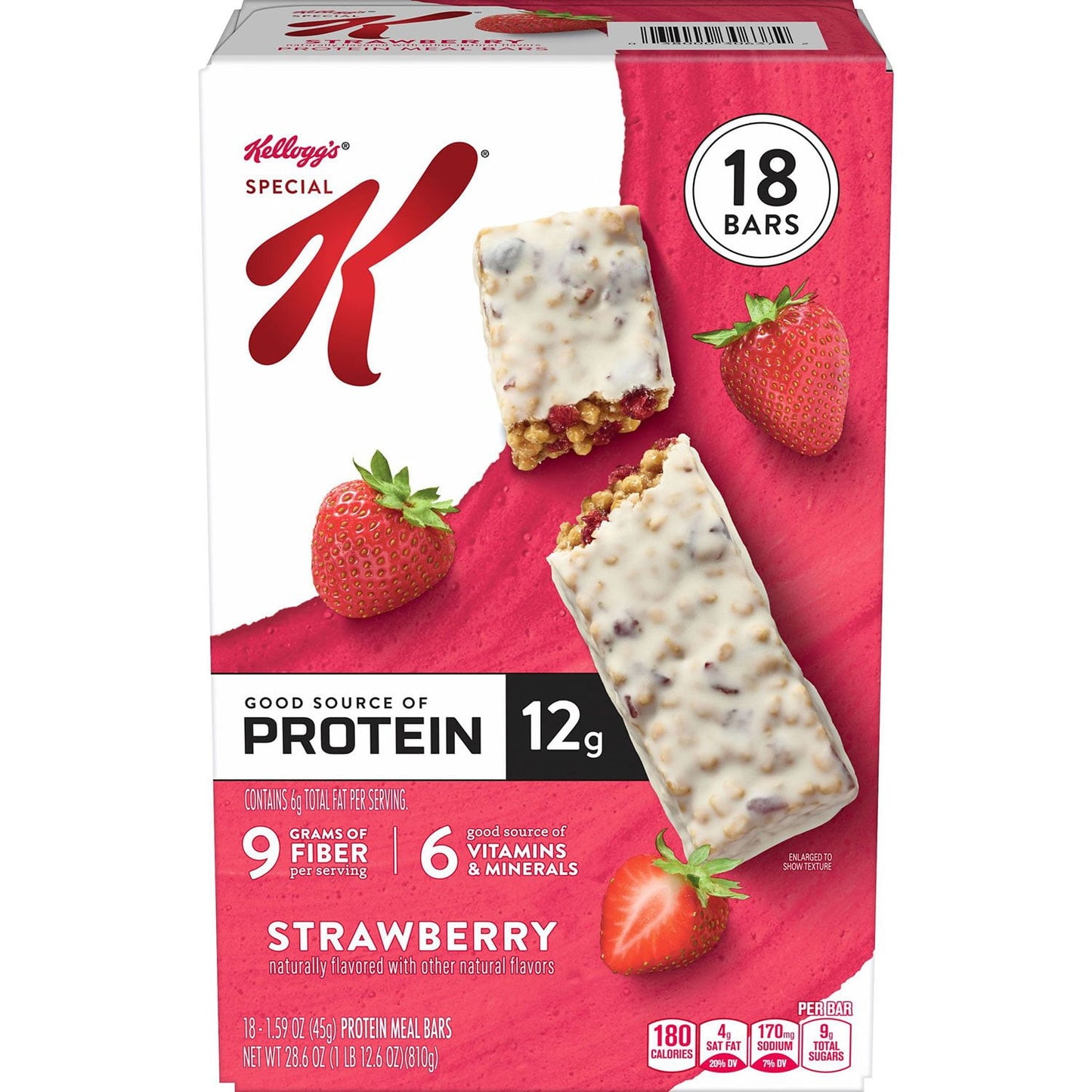 Special K strawberry protein bars 18 count box