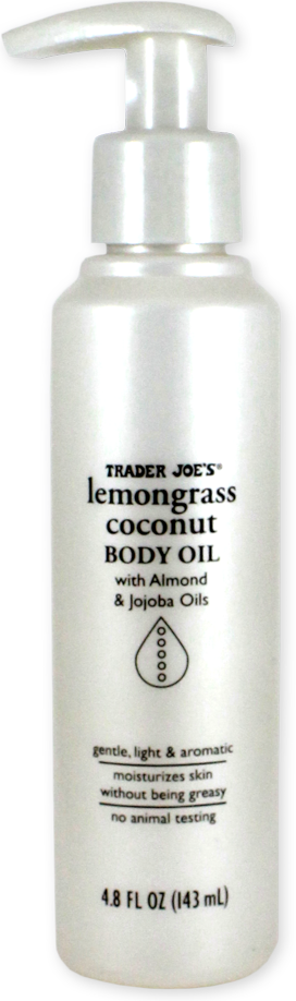 Trader Joe's Lemongrass Coconut Body Oil