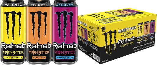 Monster Rehab brewed tea and lemonade energy iced tea
