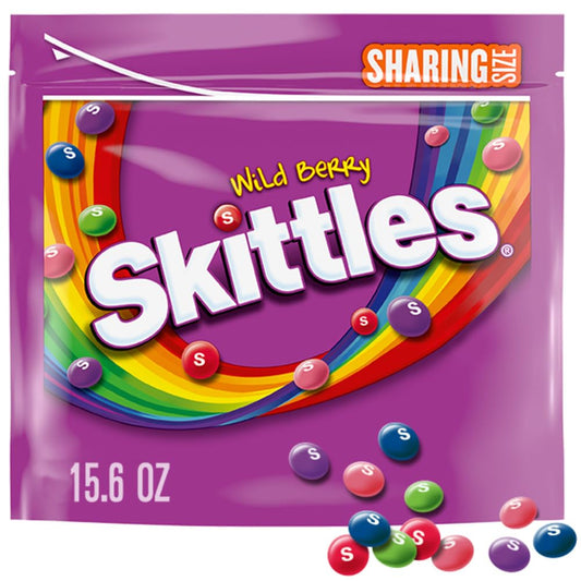 Skittles Wild Berry candy bag with berry flavors