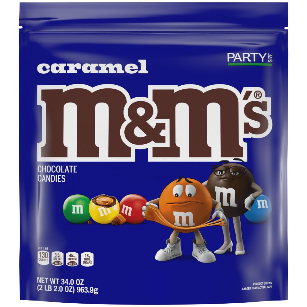 M&M's Caramel resealable bag for desserts and snacks