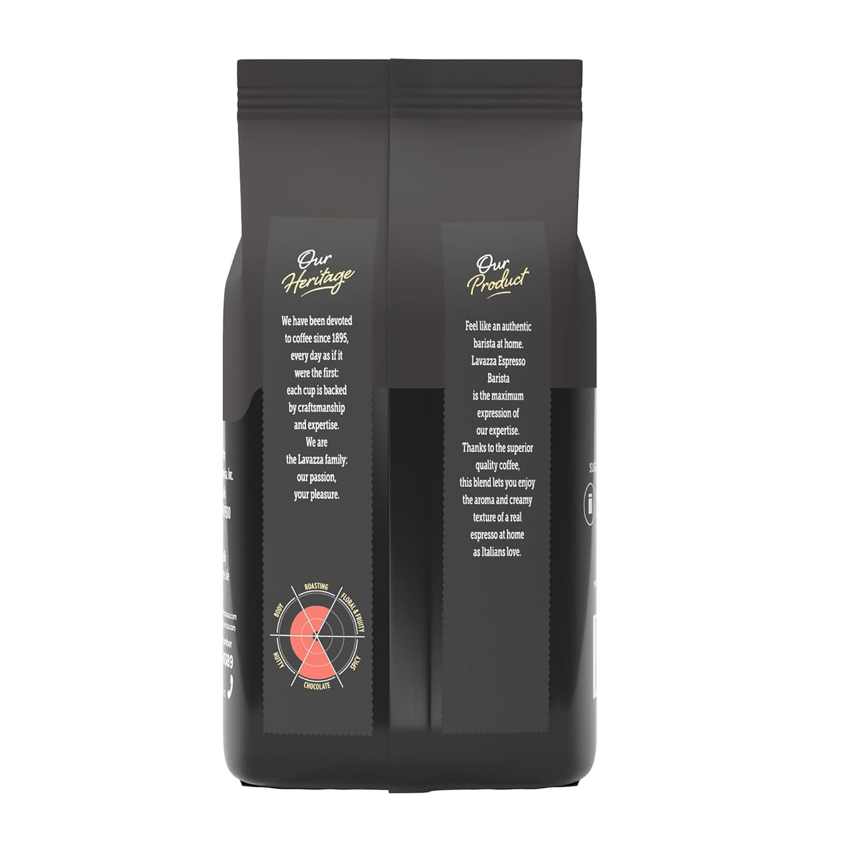 Lavazza Gran Crema medium roast coffee with dark chocolate notes