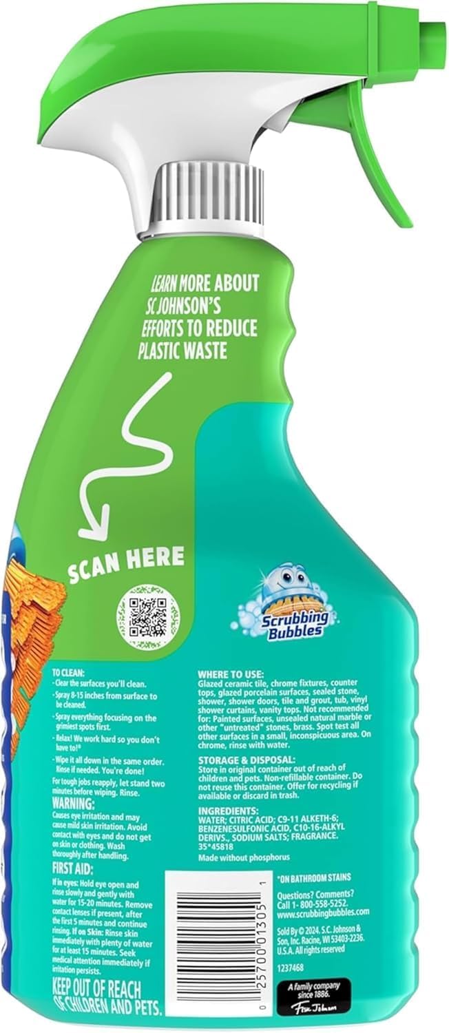 Bathroom Multi-Purpose Cleaner Unisex 32oz Foaming Spray