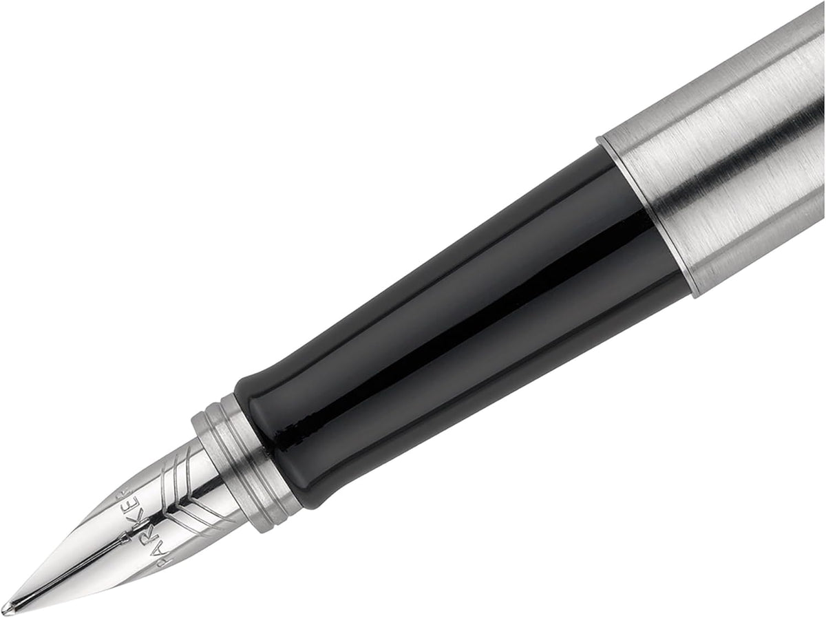 Parker Jotter fountain pen gift set in stainless steel