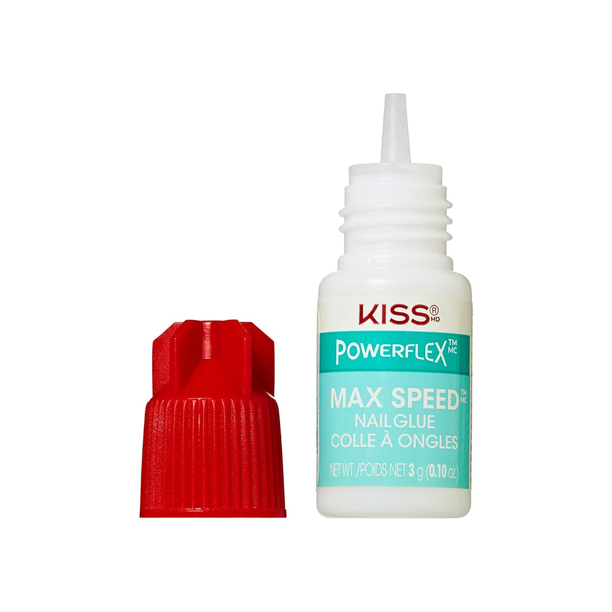 KISS 0.10 oz nail glue for manicure touch-ups