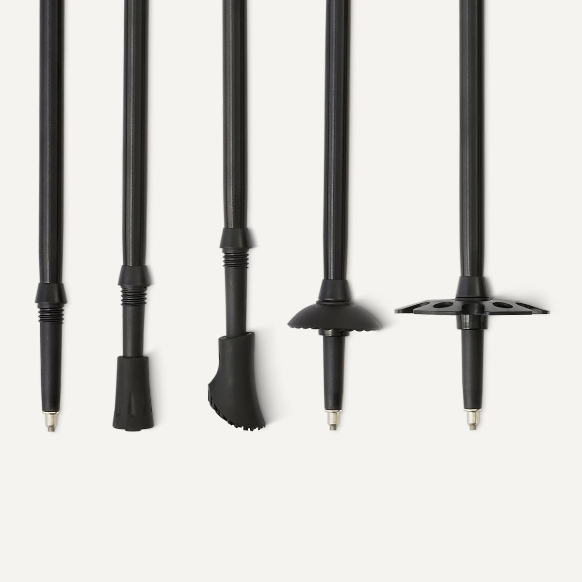 Amazon Basics trekking poles with all-terrain accessories