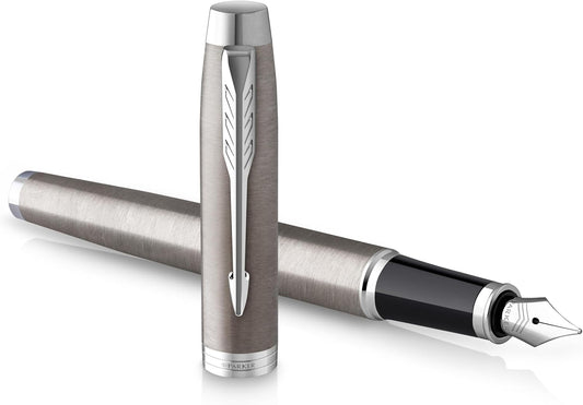 Parker IM fountain pen with chrome trim