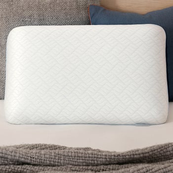 Serenity by Tempur-Pedic cooling memory foam pillow with soft-knit cover