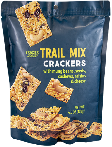 Trader Joe's Trail Mix Crackers snack package