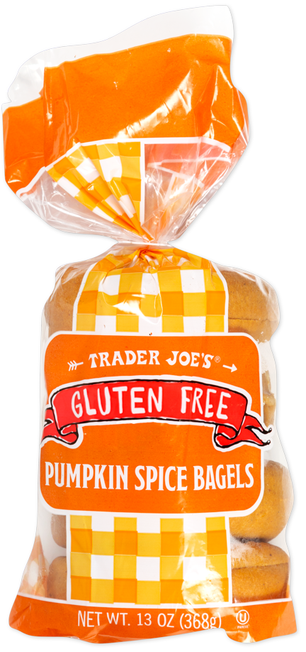 Trader Joe's gluten free pumpkin spice bagels