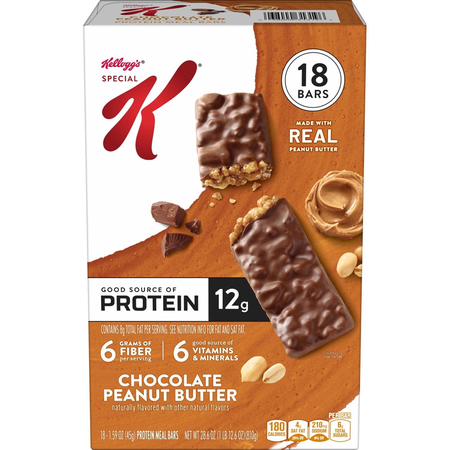 Special K chocolate peanut butter protein bars 18 count