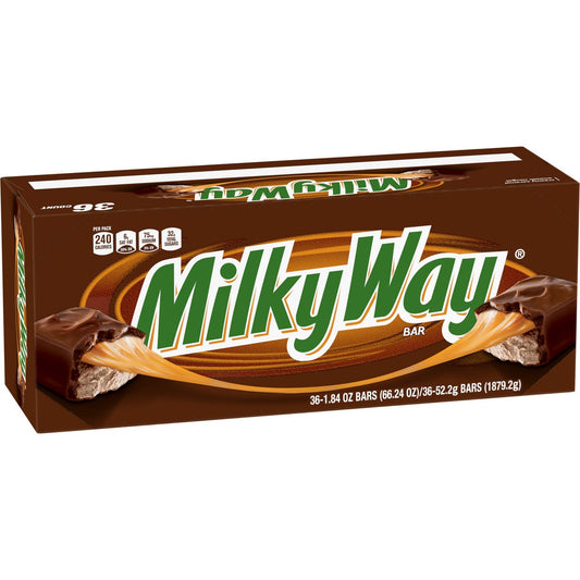 Milky Way caramel and nougat chocolate bars