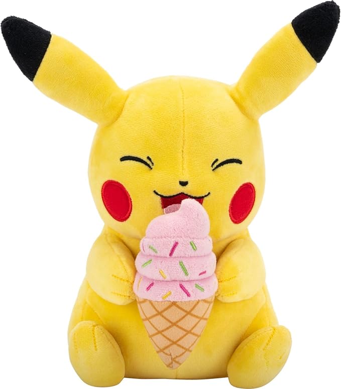 Collectible 8-inch Pokemon plush Captain Pikachu
