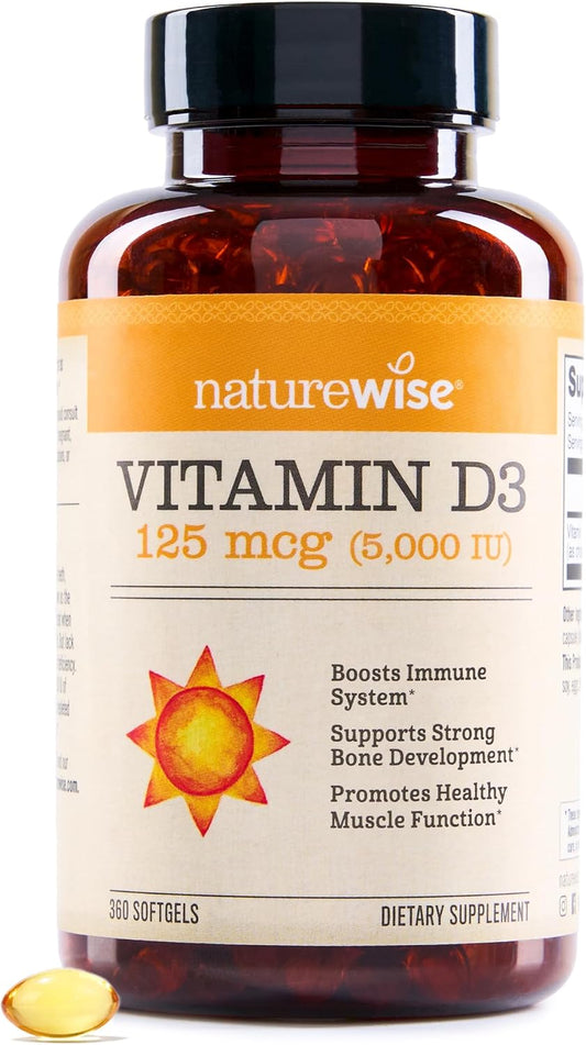 NatureWise Vitamin D3 immune support mini softgels