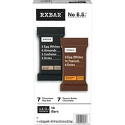 RXBAR protein bars chocolate sea salt and peanut butter chocolate variety pack 14 count