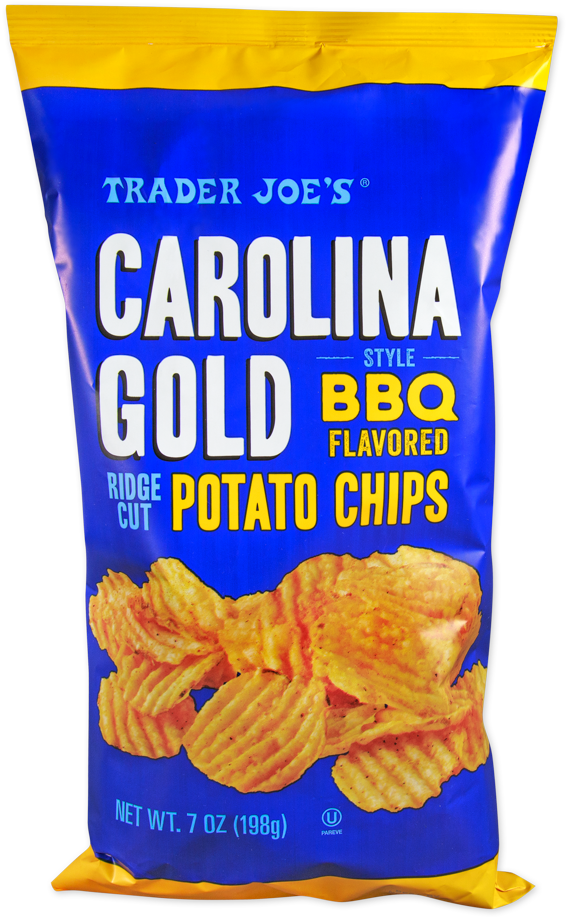 Trader Joe's Carolina Gold Style BBQ ridge cut potato chips