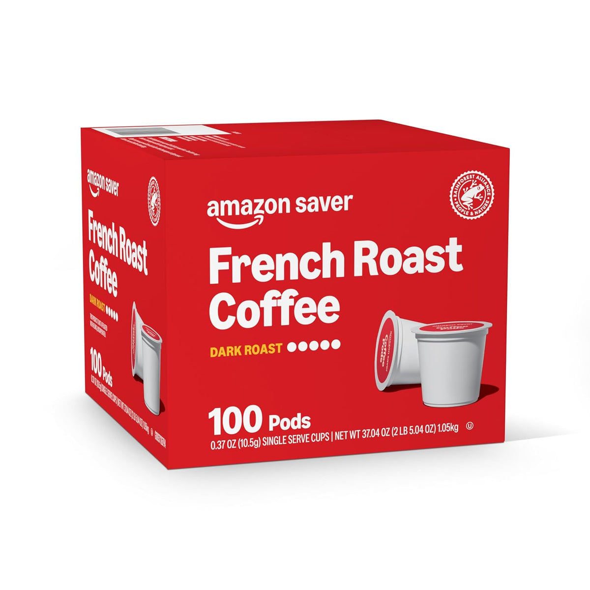 Dark roast single serve coffee pods for Keurig brewers