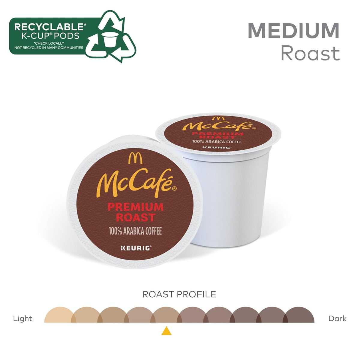 McCafe 96 count K-Cup pods premium roast coffee