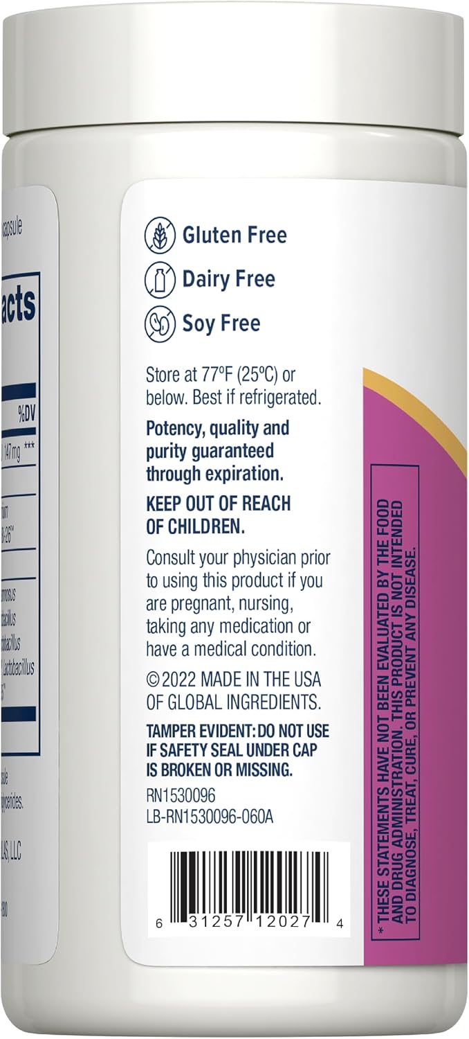 Renew Life daily women's probiotic capsules product image