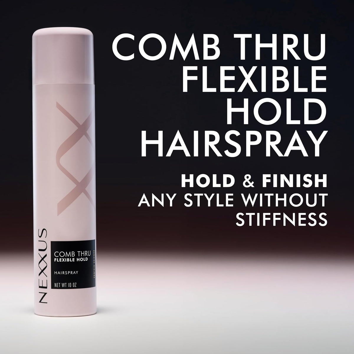 Nexxus 10 oz hairspray for touchable movement and shine