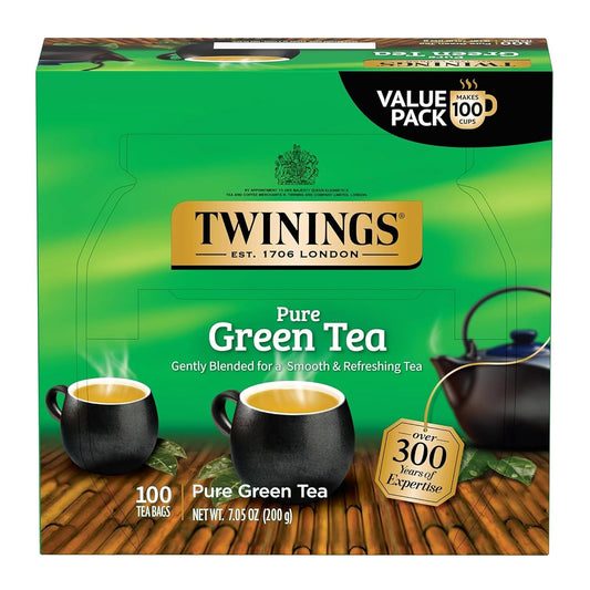 Twinings individually wrapped green tea bags