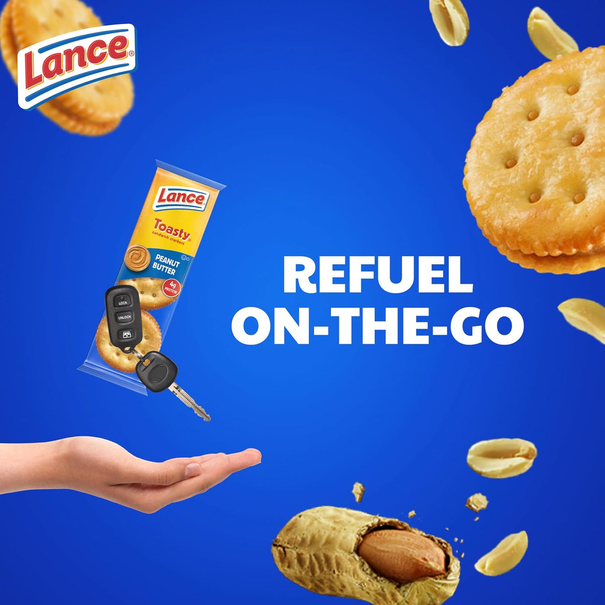 Lance Toasty crackers with real peanut butter filling