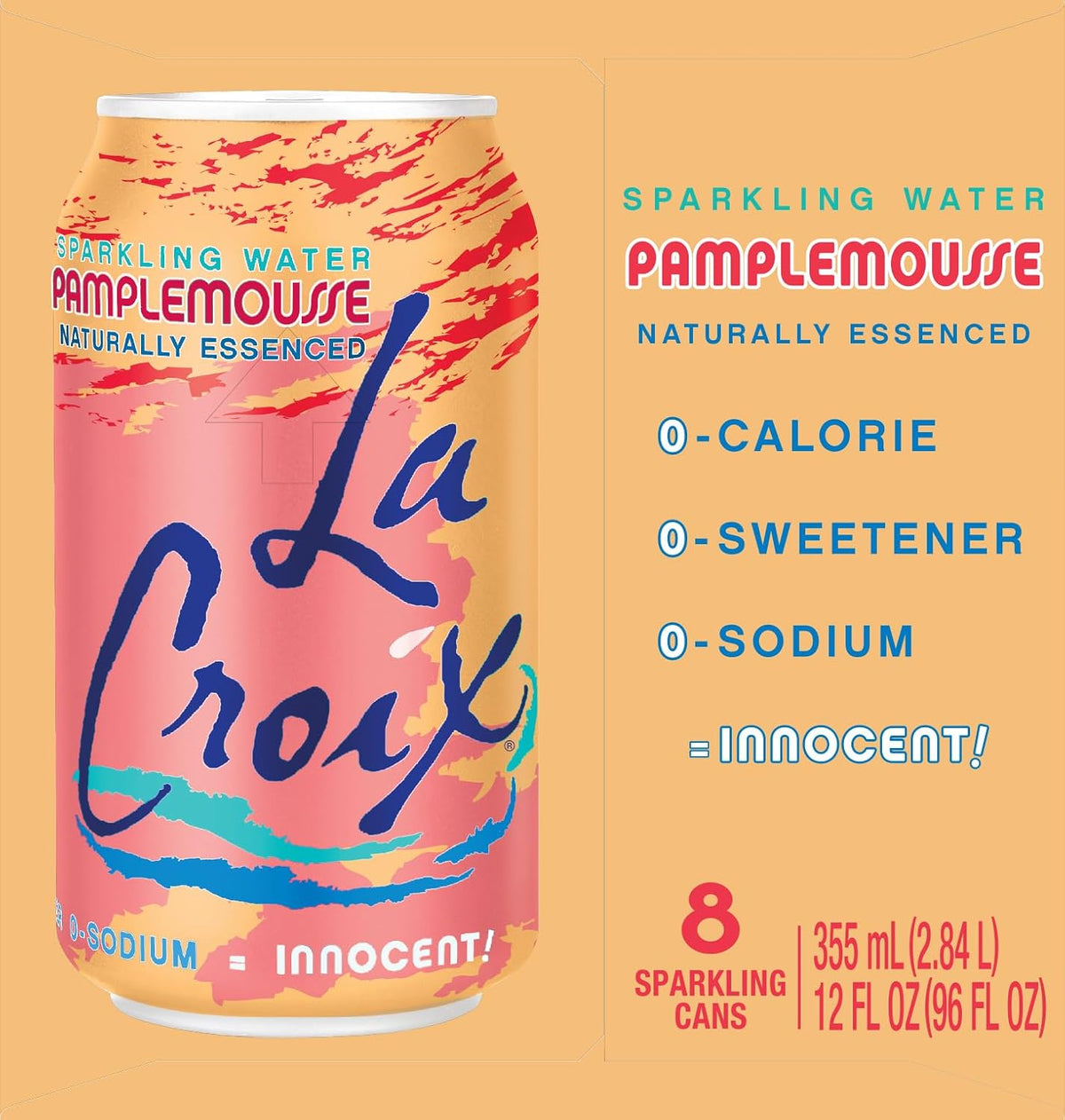 La Croix Grapefruit Sparkling Water multi-pack