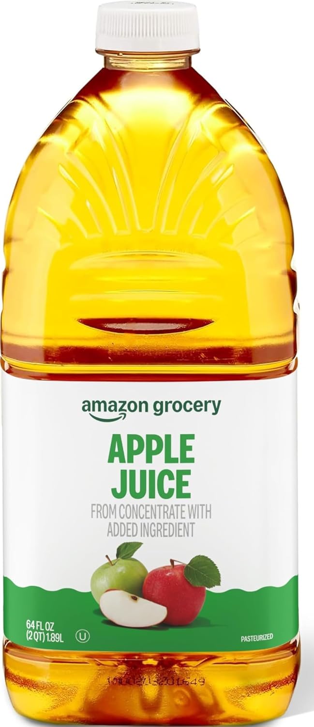Apple juice bottle for everyday beverages
