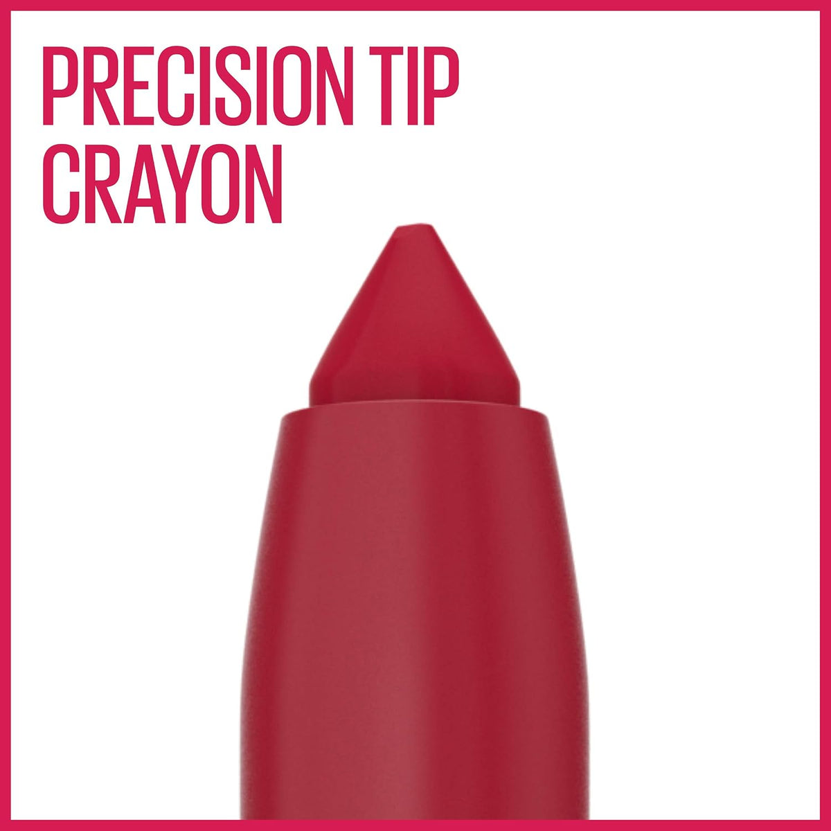 Maybelline Super Stay matte lip crayon with built-in sharpener