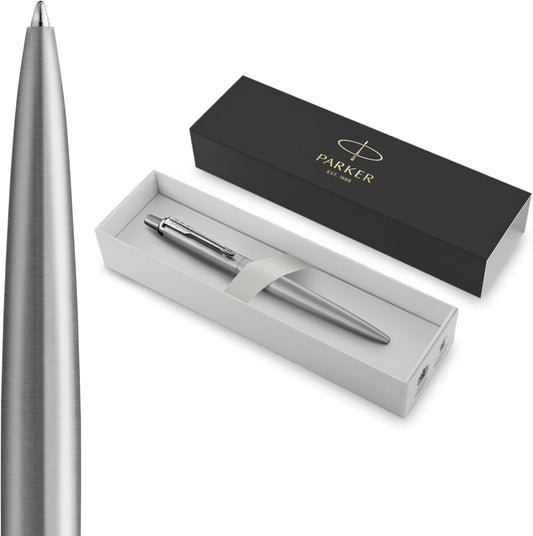 Silver Parker Jotter XL monochrome medium point pen